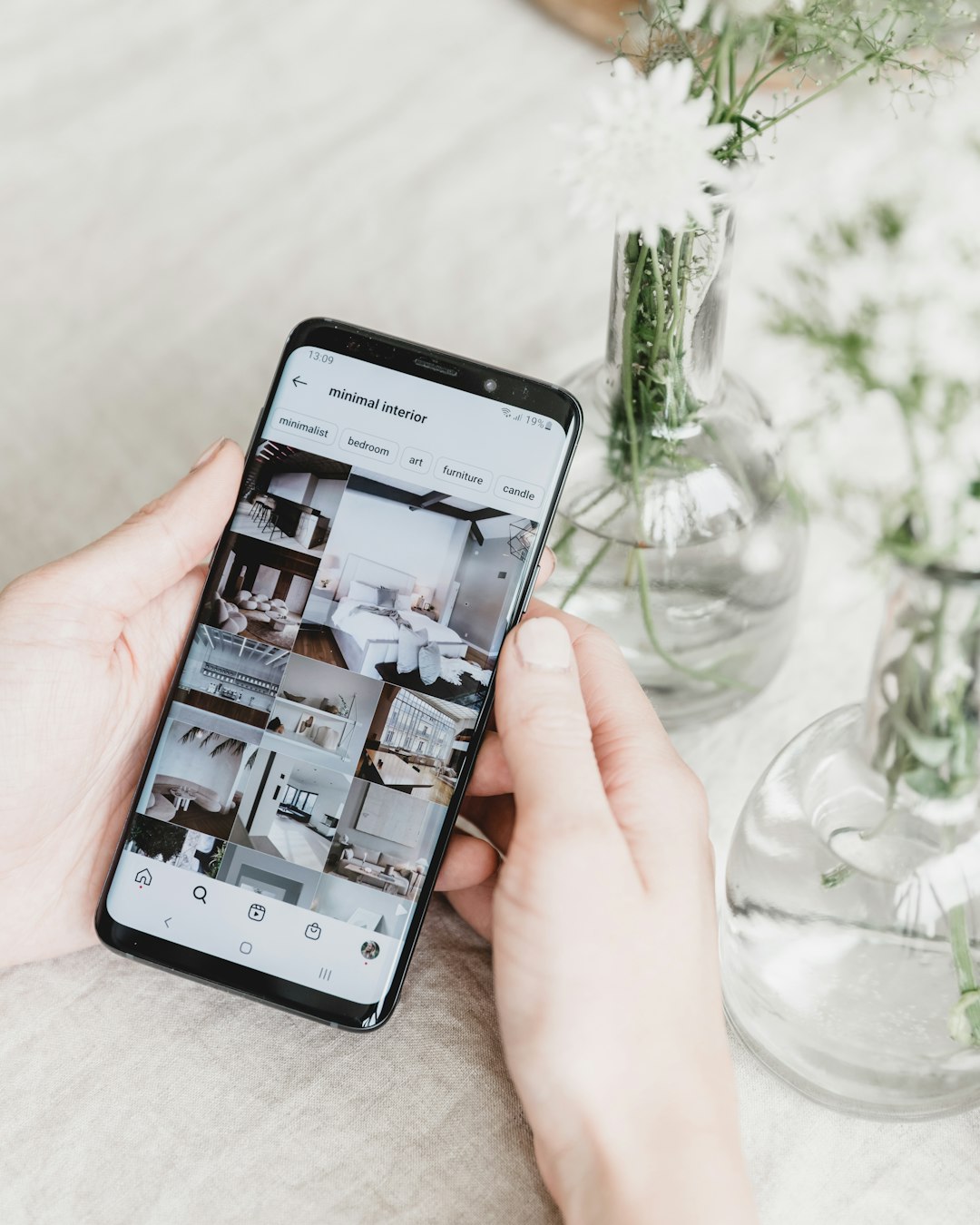 Photo by Georgia de Lotz person holding black android smartphone